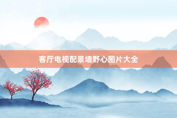 客厅电视配景墙野心图片大全